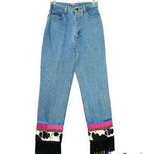 Vintage Old School Embellished Jeans